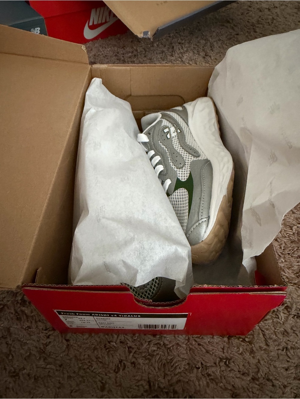 Women’s New Balance Athletic Sneakers - Gray & Green